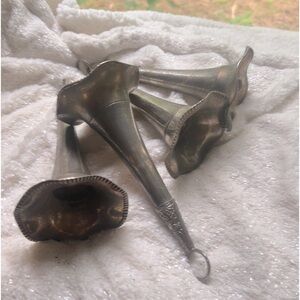 4 vintage wedding bouquet holders